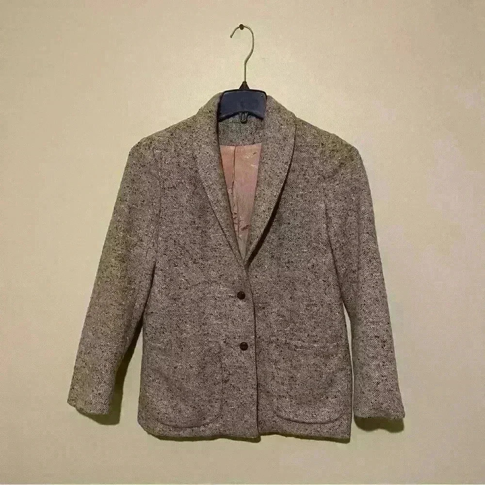 Vintage Larry Levine Classic Jacket Blazer Size S two buttons and two pockets - Picture 1 of 9